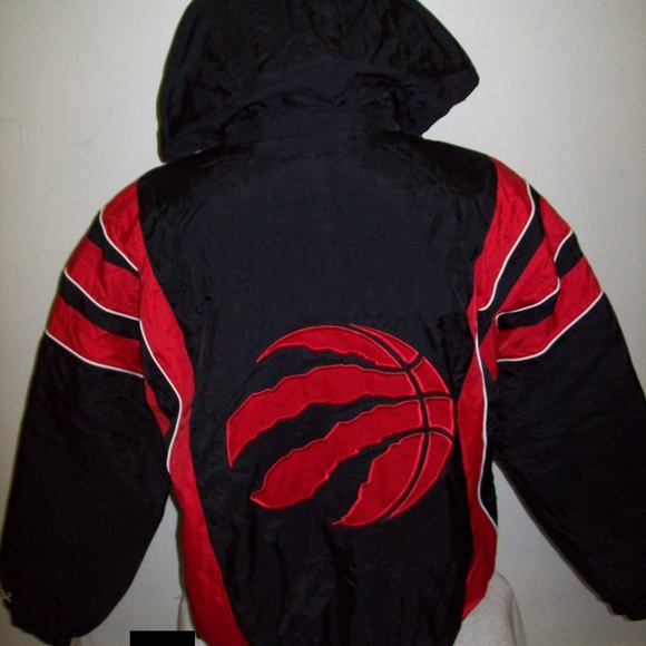 TORONTO RAPTORS STARTER Half Zip Pull Over Jacket - Picture 6 of 8